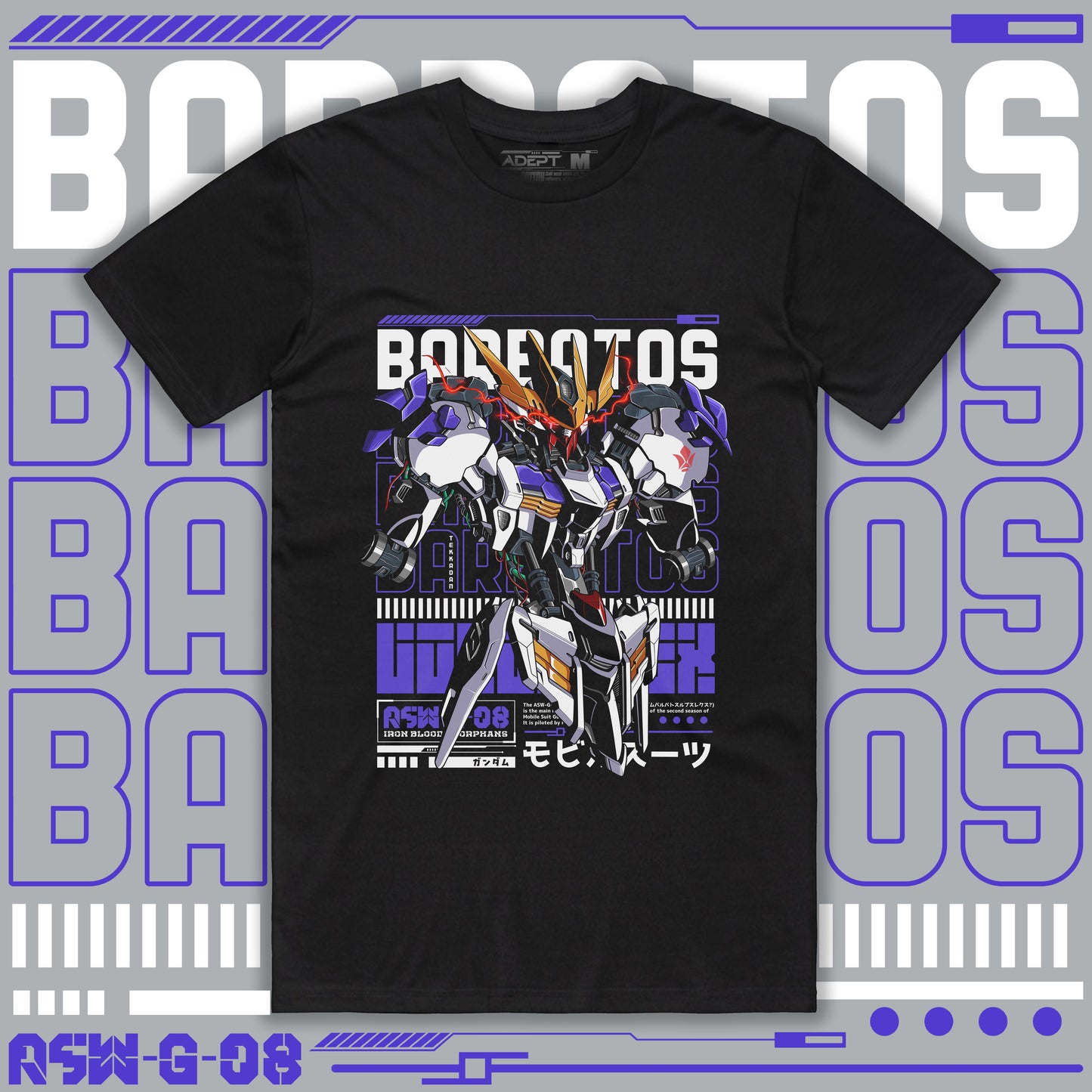 Barbatos Mars Front Revenant Tee T-Shirt - Adept 2.0 Series Apparel