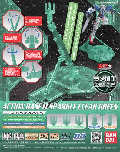 Action Base 1 (Clear Sparkle Green) - 1/144