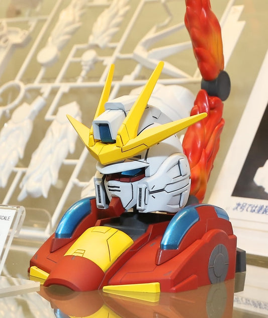 1/48 Build Burning Gundam Head Display Base